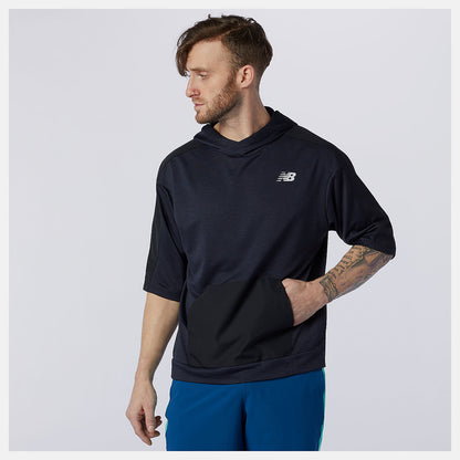 Tenacity Lightweight Knit Short Sleeve Hoodie - New Balance Classic