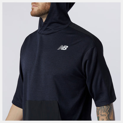 Tenacity Lightweight Knit Short Sleeve Hoodie - New Balance Classic