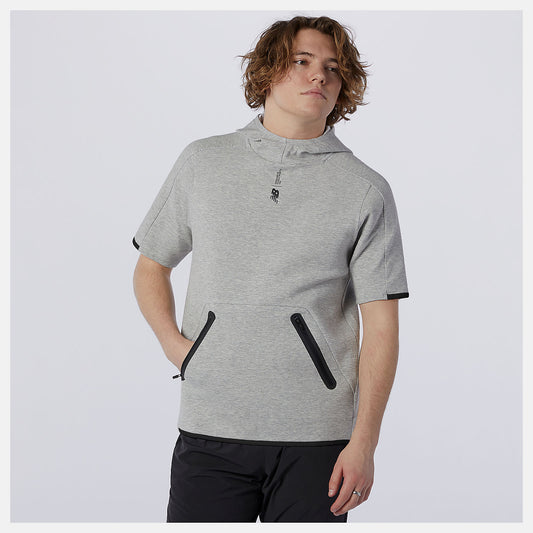 Fortitech Fleece Short Sleeve Hoodie - New Balance Discount