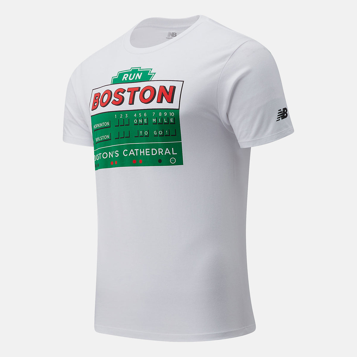 Boston One Mile To Go Graphic Tee - New Balance Top Pick