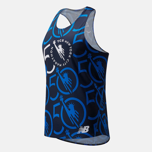 TCS New York City Marathon Printed Singlet - New Balance Customer Favorite