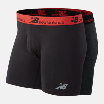 NB Dry 6 Inch Boxer Brief 2 Pack - New Balance Customer Favorite