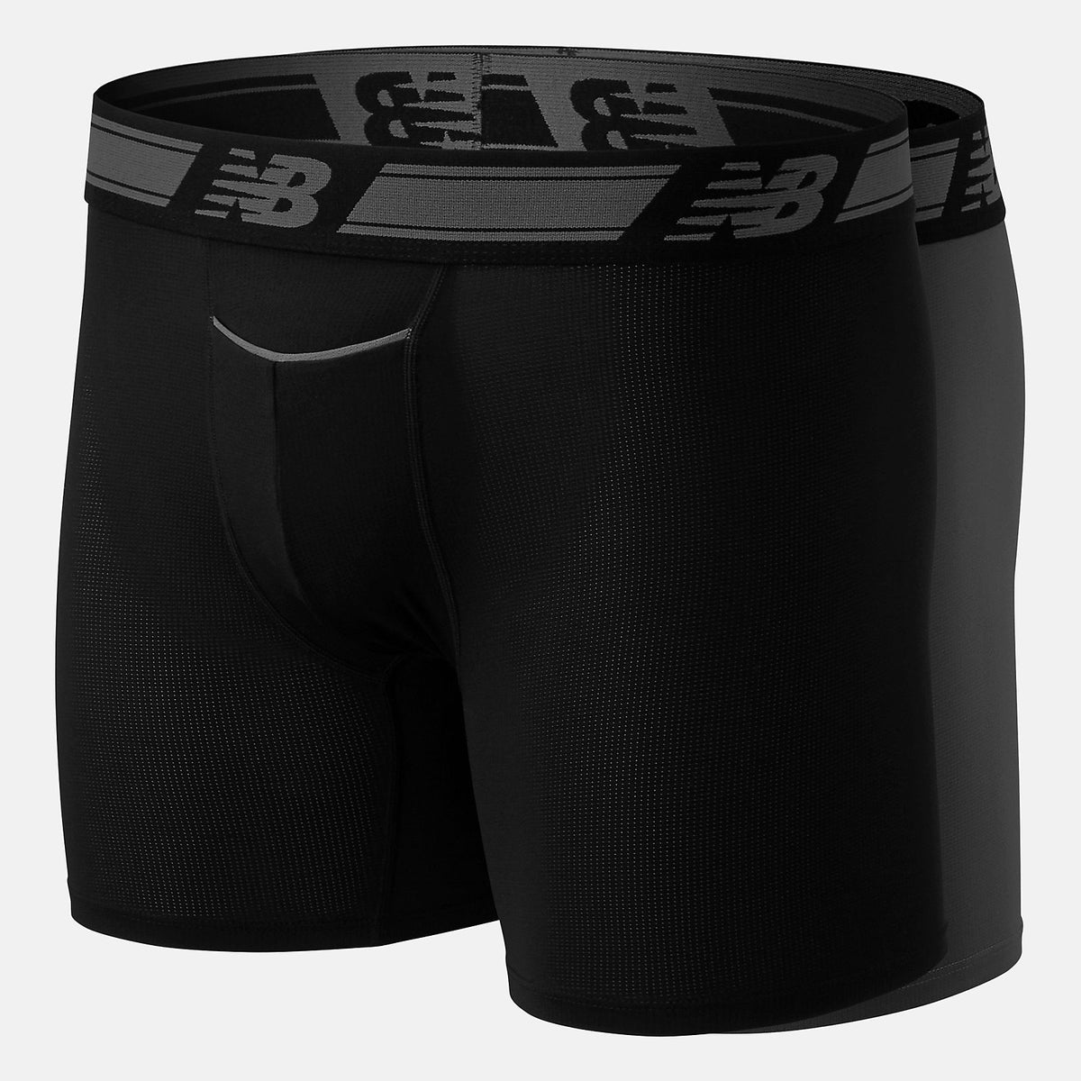 Men Mesh 6 Inch Boxer Brief 2 Pack - New Balance Essential