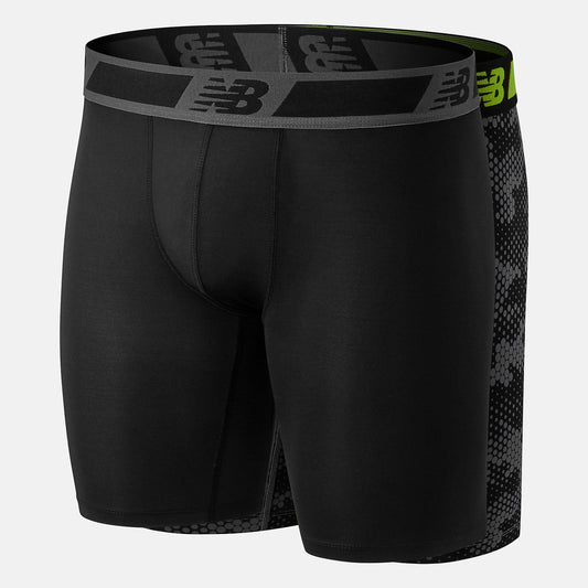 Men Dry/Fresh 9 Inch Brief 2 Pack - New Balance Classic