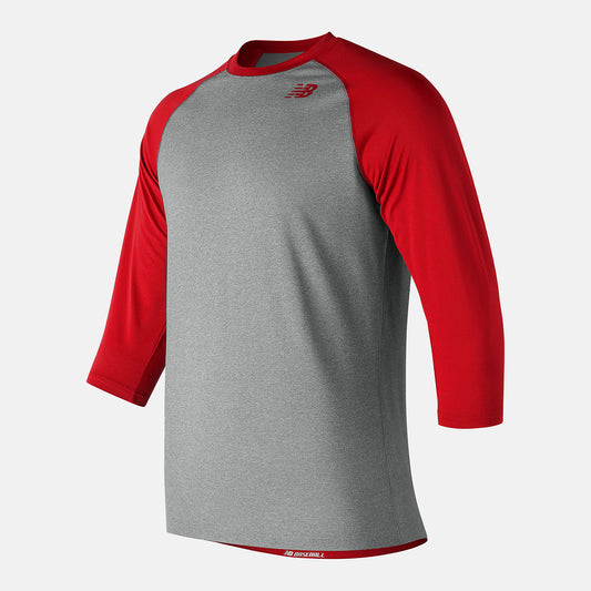 3/4 Baseball Raglan Top - New Balance Essential
