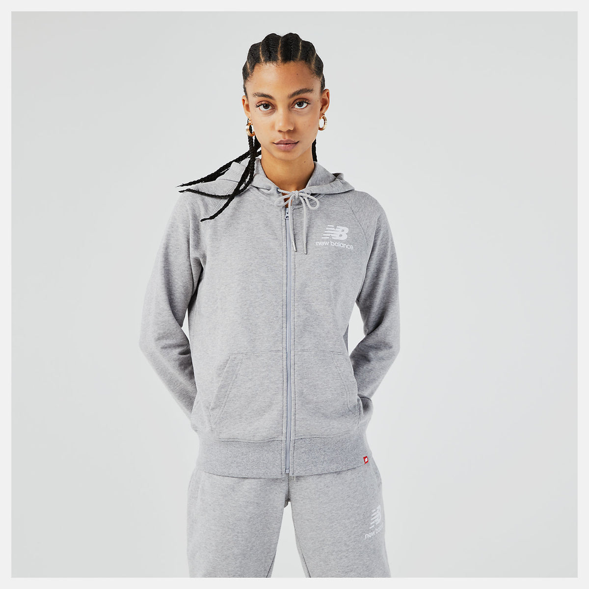 Essentials FZ Hoodie - New Balance Signature