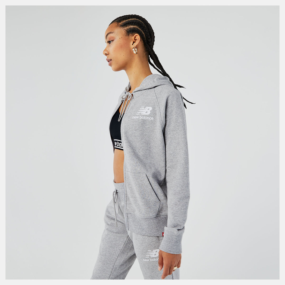 Essentials FZ Hoodie - New Balance Signature