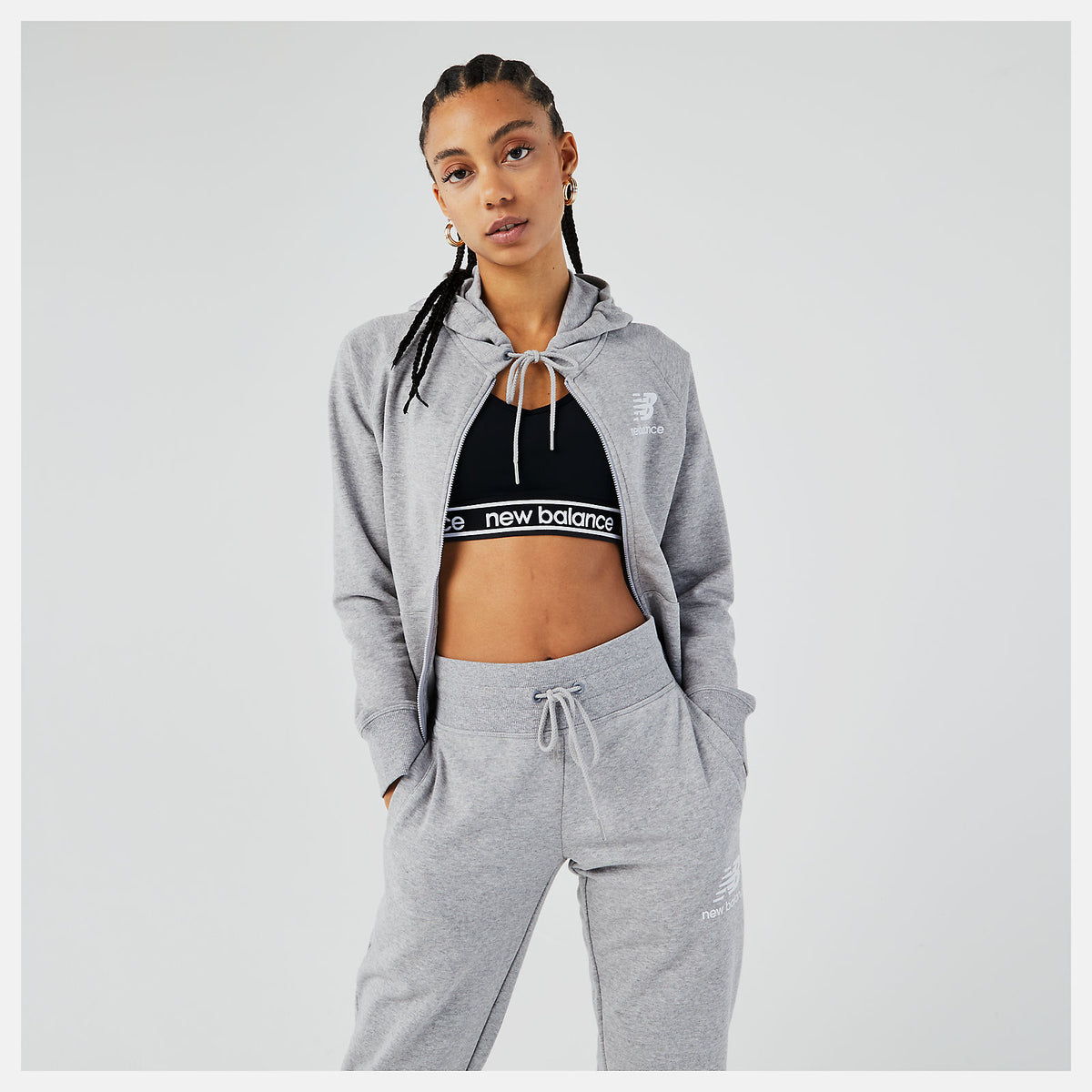 Essentials FZ Hoodie - New Balance Signature
