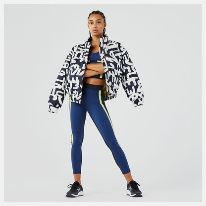 Determination Packable Printed Quilted Jacket - New Balance Discount