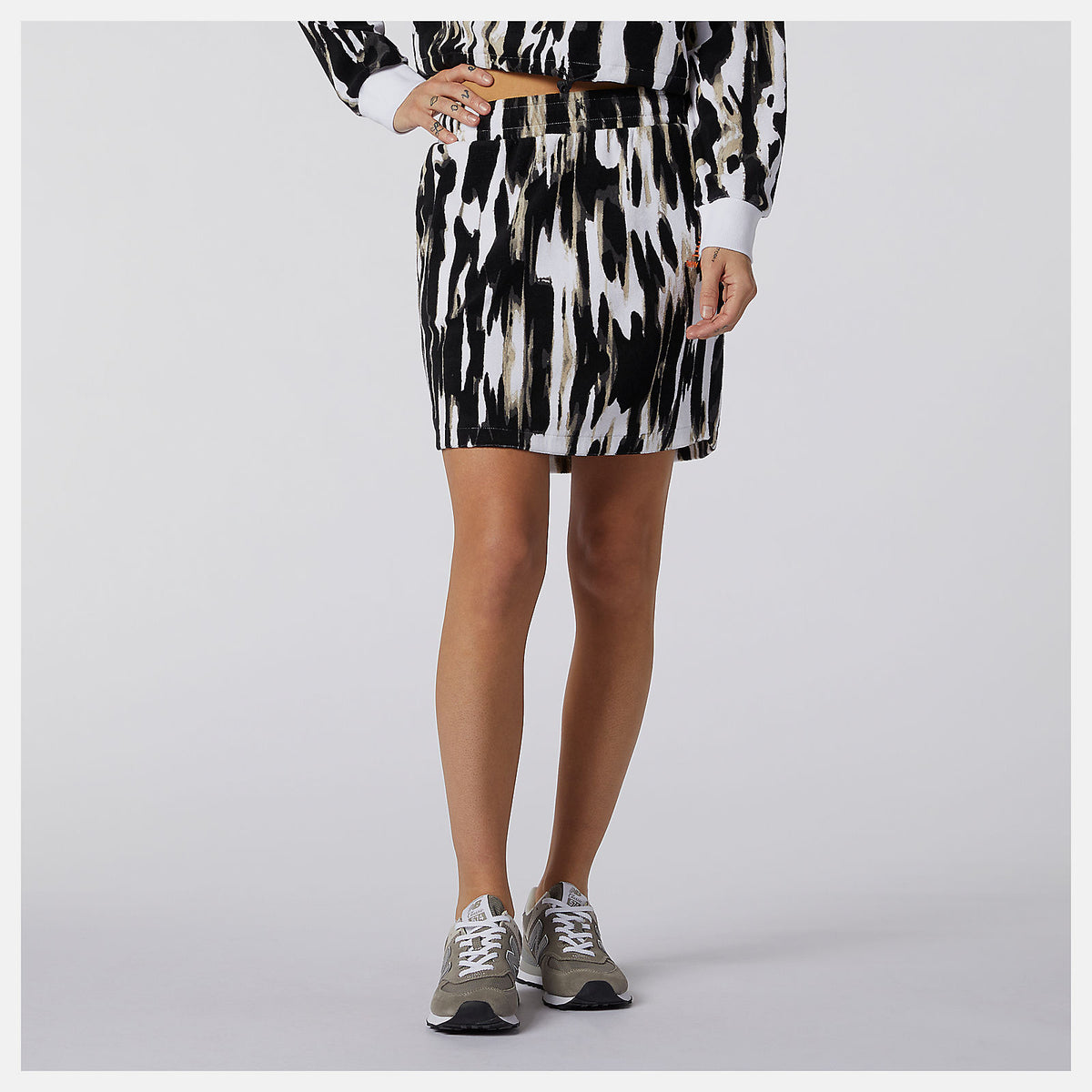 NB Athletics Collide Printed Terry Skirt - New Balance Premium