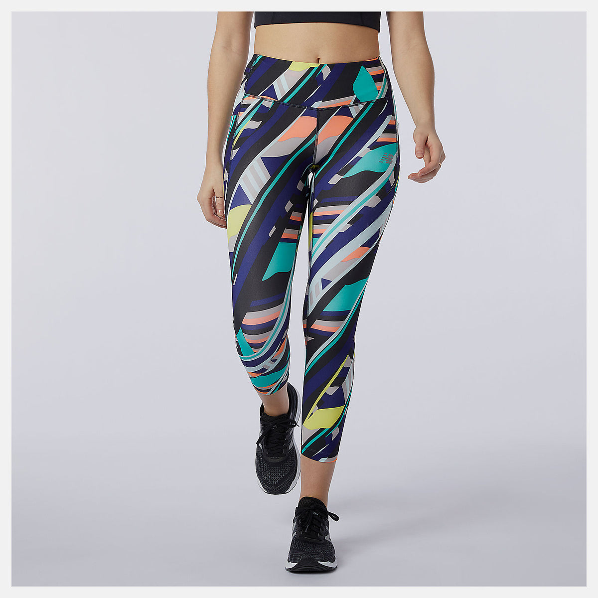 Printed Impact Run Crop - New Balance Trending