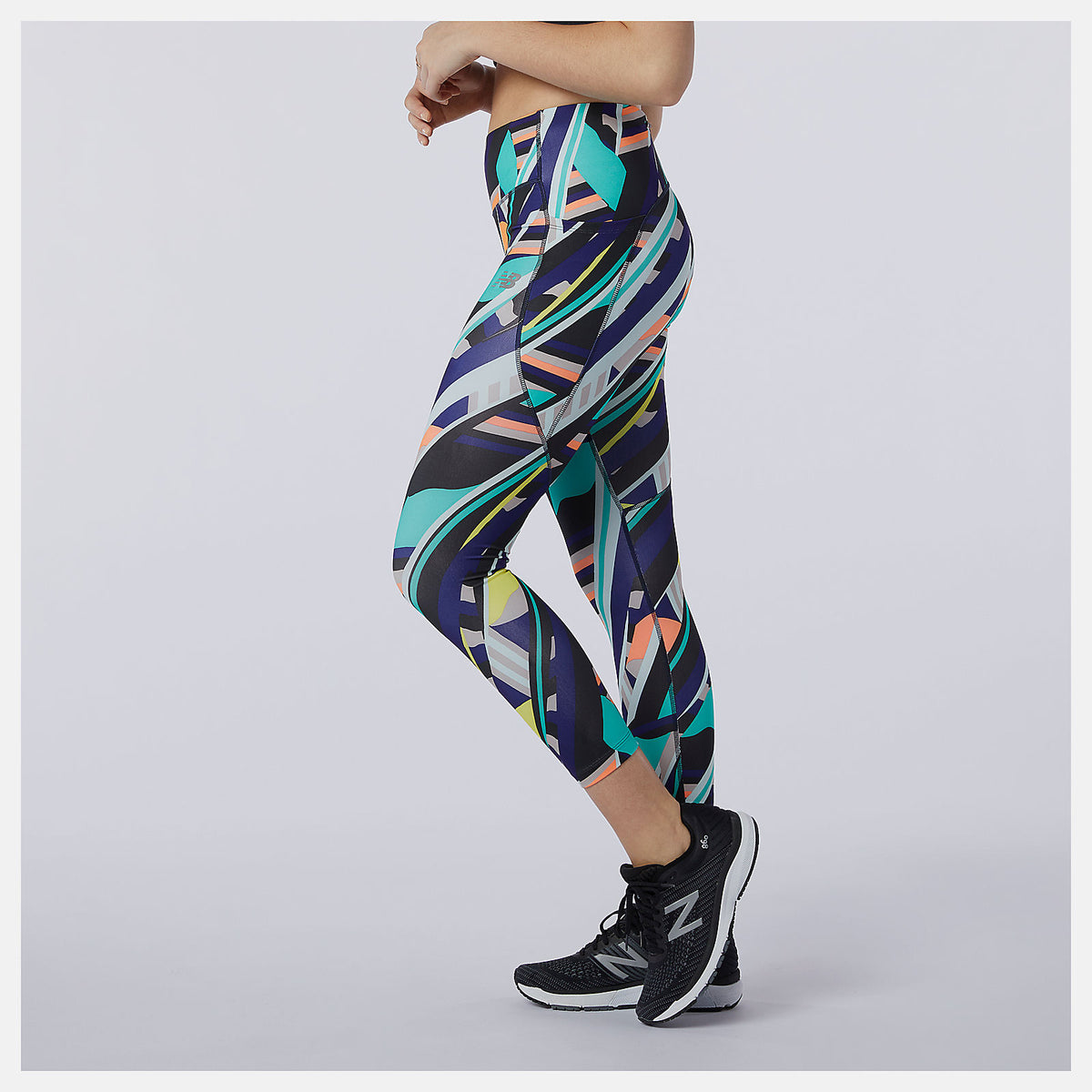 Printed Impact Run Crop - New Balance Trending