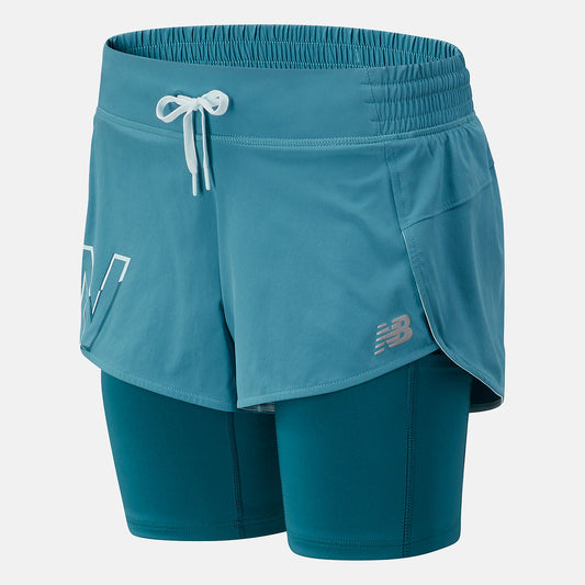 Printed Impact Run 2 In 1 Short - New Balance Deals
