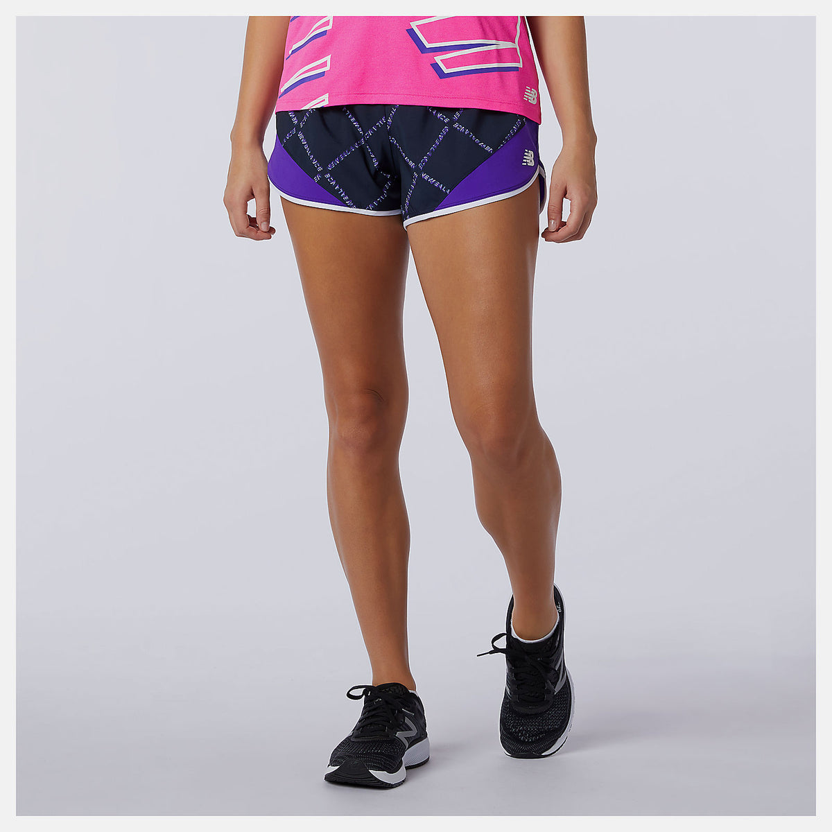 Printed Fast Flight Split Short - New Balance Deals