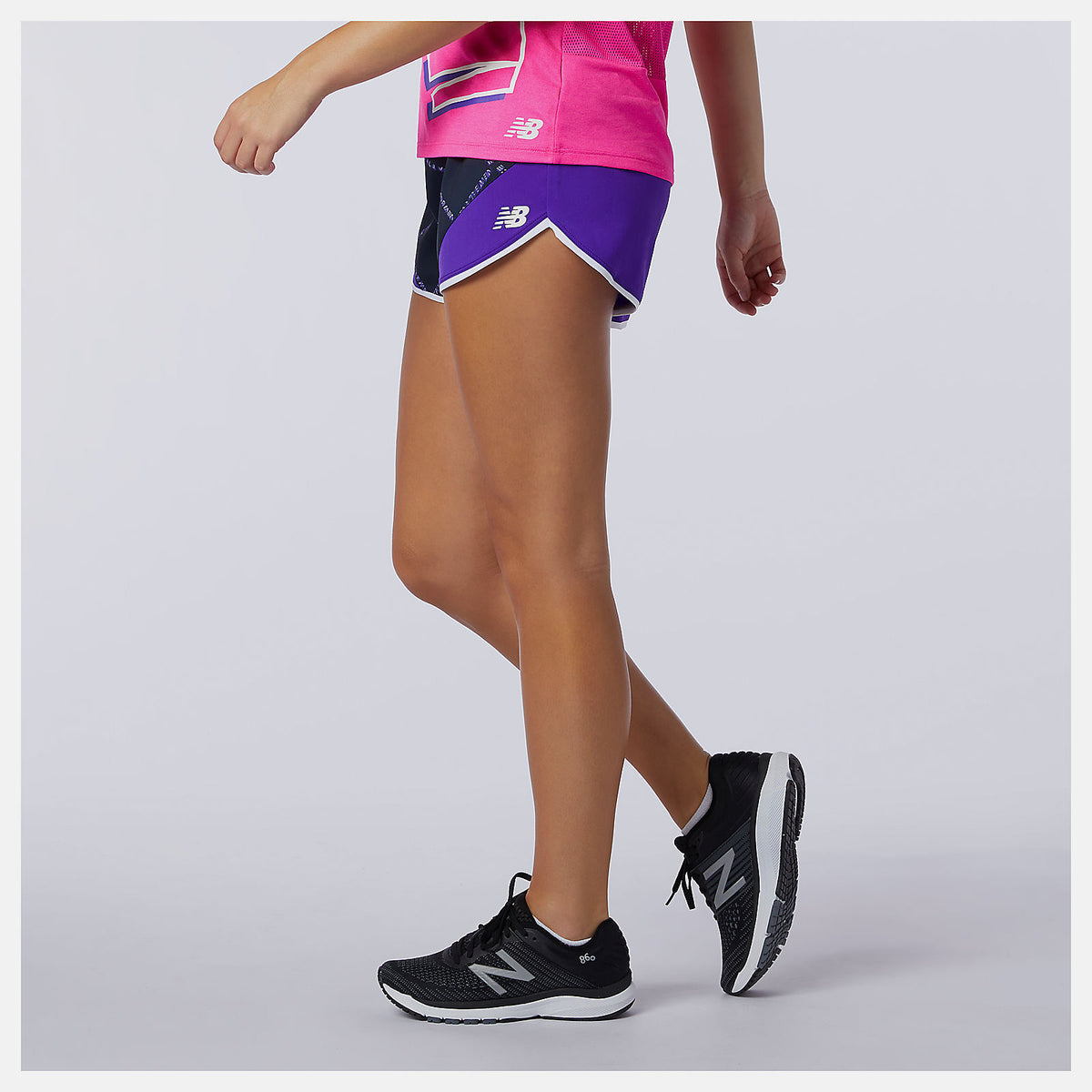 Printed Fast Flight Split Short - New Balance Deals
