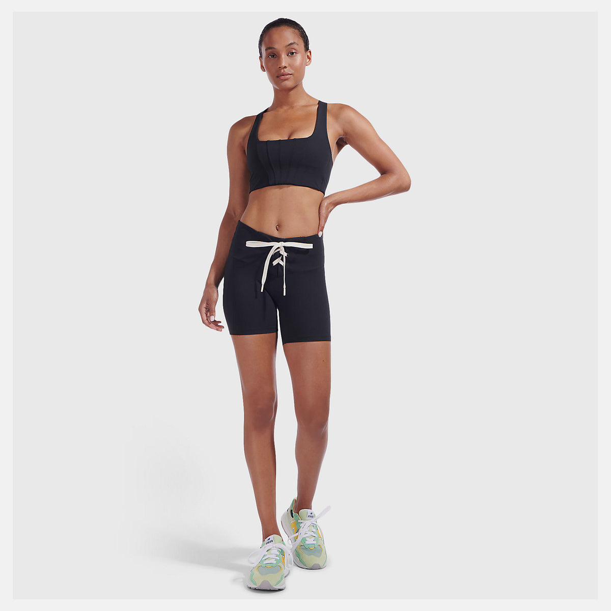 Staud Lace Up Fitted Short - New Balance Premium