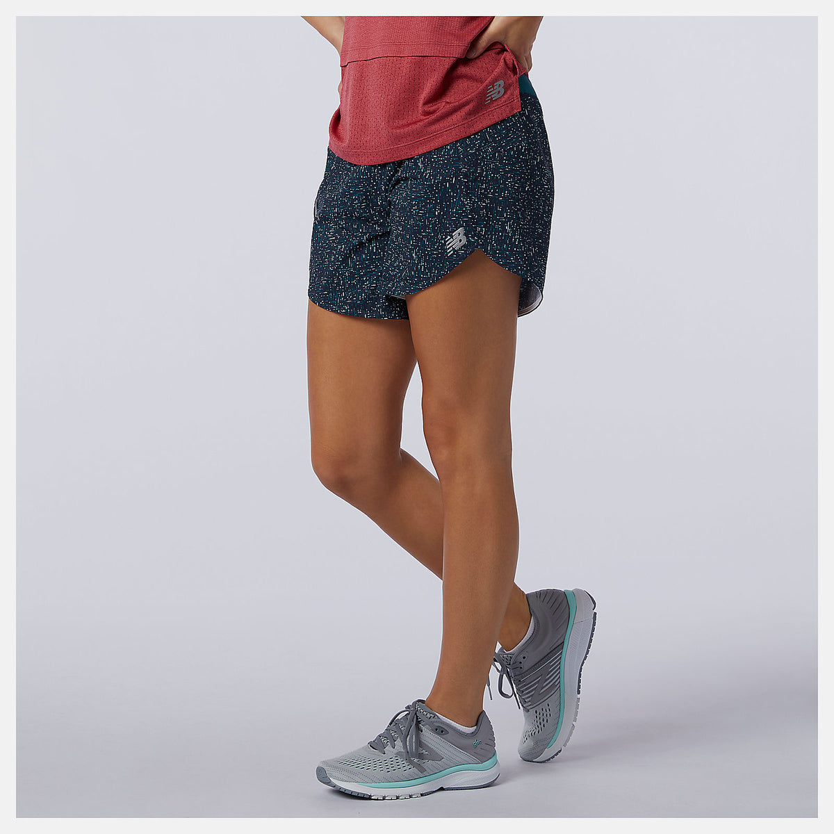 Printed Impact Run 5 inch Short - New Balance Featured