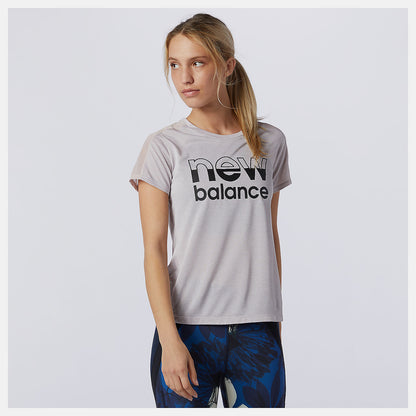 Printed Impact Run Short Sleeve - New Balance Trending