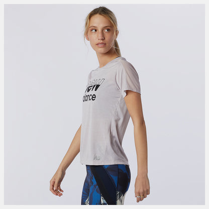 Printed Impact Run Short Sleeve - New Balance Trending