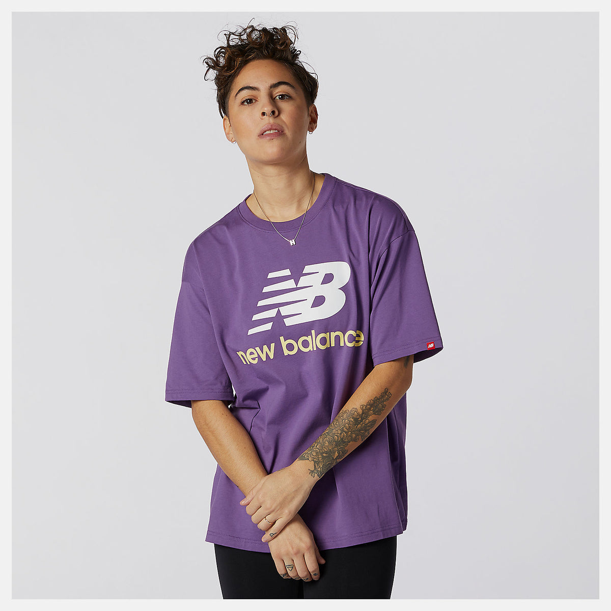 NB Essentials Stacked Logo Tee - New Balance Customer Favorite