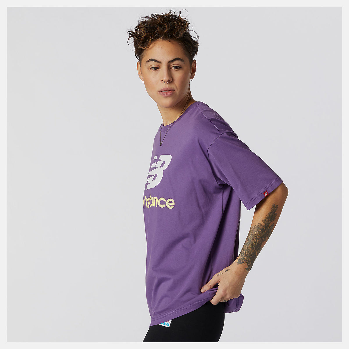 NB Essentials Stacked Logo Tee - New Balance Customer Favorite