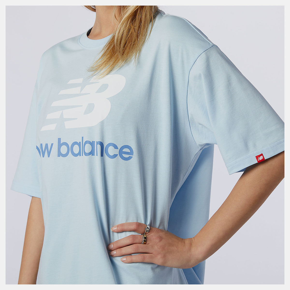 NB Essentials Stacked Logo Tee - New Balance Smart Buy