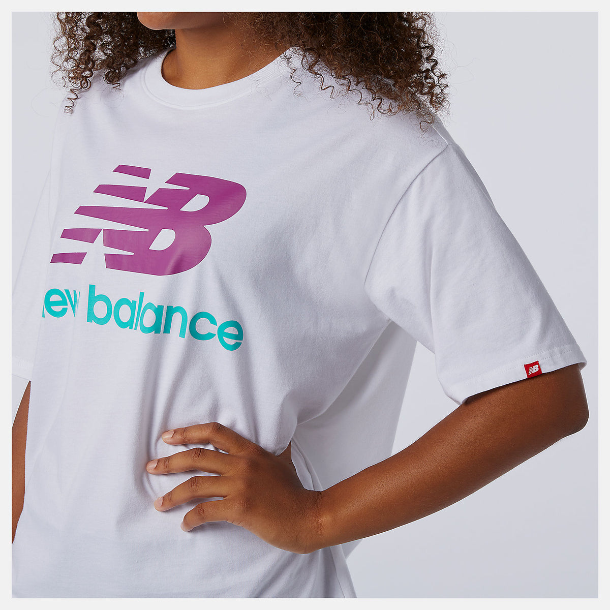 NB Essentials Stacked Logo Tee - New Balance Special Offer