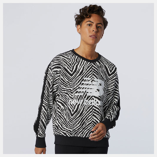 NB Athletics AOP Animal Print Crew - New Balance Great Value