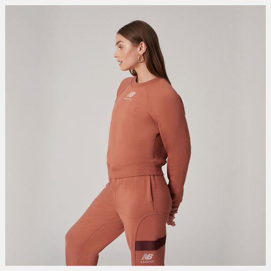 Bandier Fleece Crew - New Balance Sale
