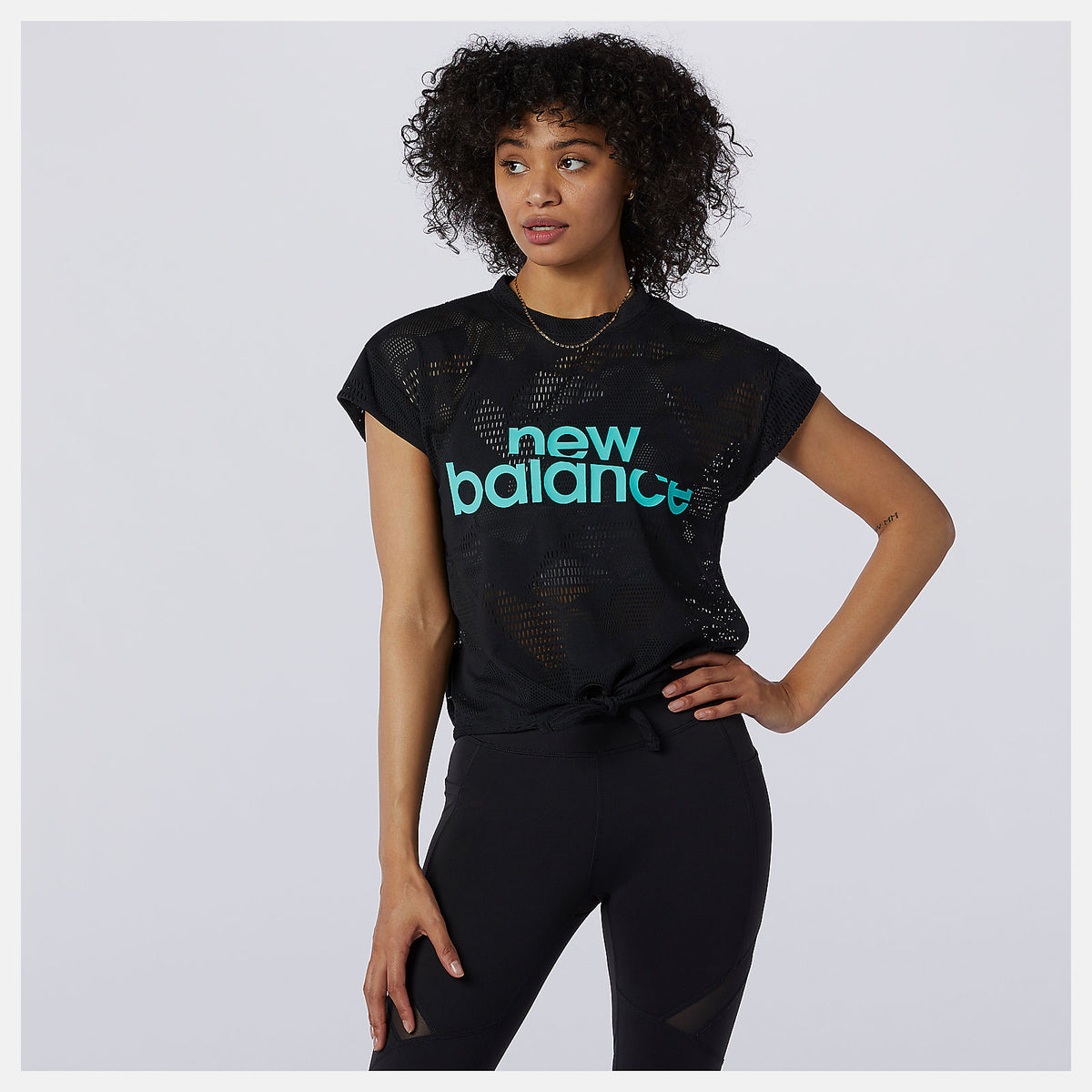 Achiever Collide Open Mesh Tee - New Balance Popular