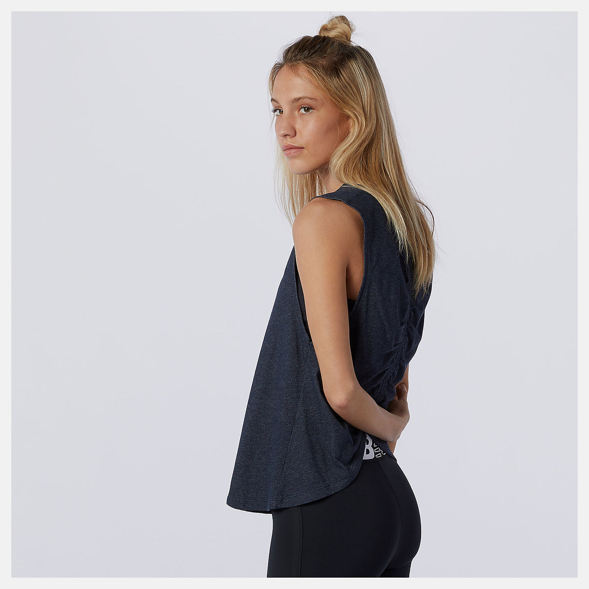 Relentless Cinched Back Graphic Tank - New Balance Classic