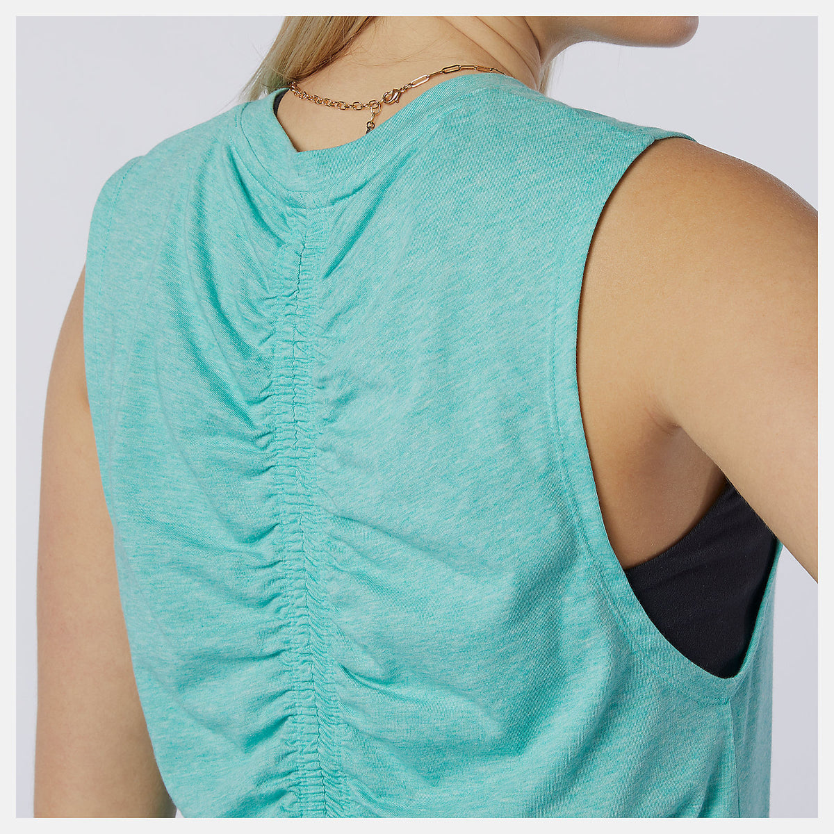 Relentless Cinched Back Graphic Tank - New Balance Quality
