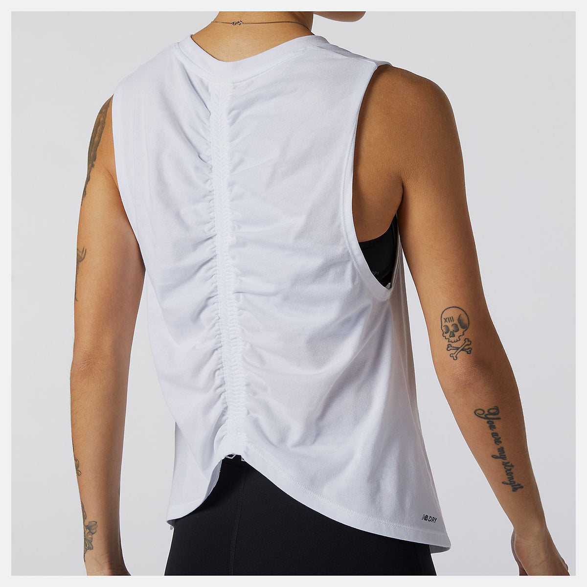 Relentless Cinched Back Graphic Tank - New Balance Quality