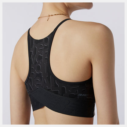 Relentless Printed Crop Top - New Balance Exclusive
