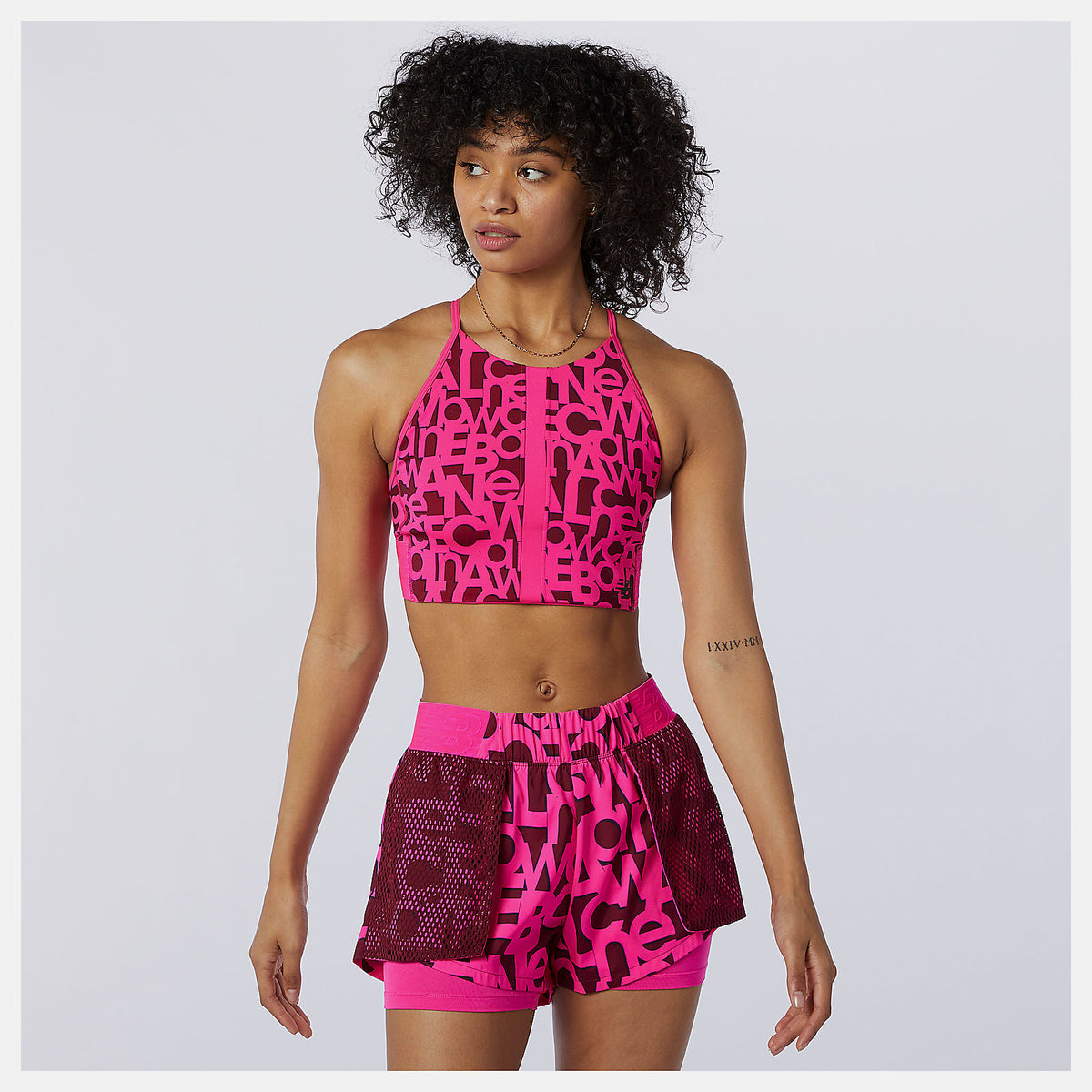 Relentless Printed Crop Top - New Balance Customer Favorite
