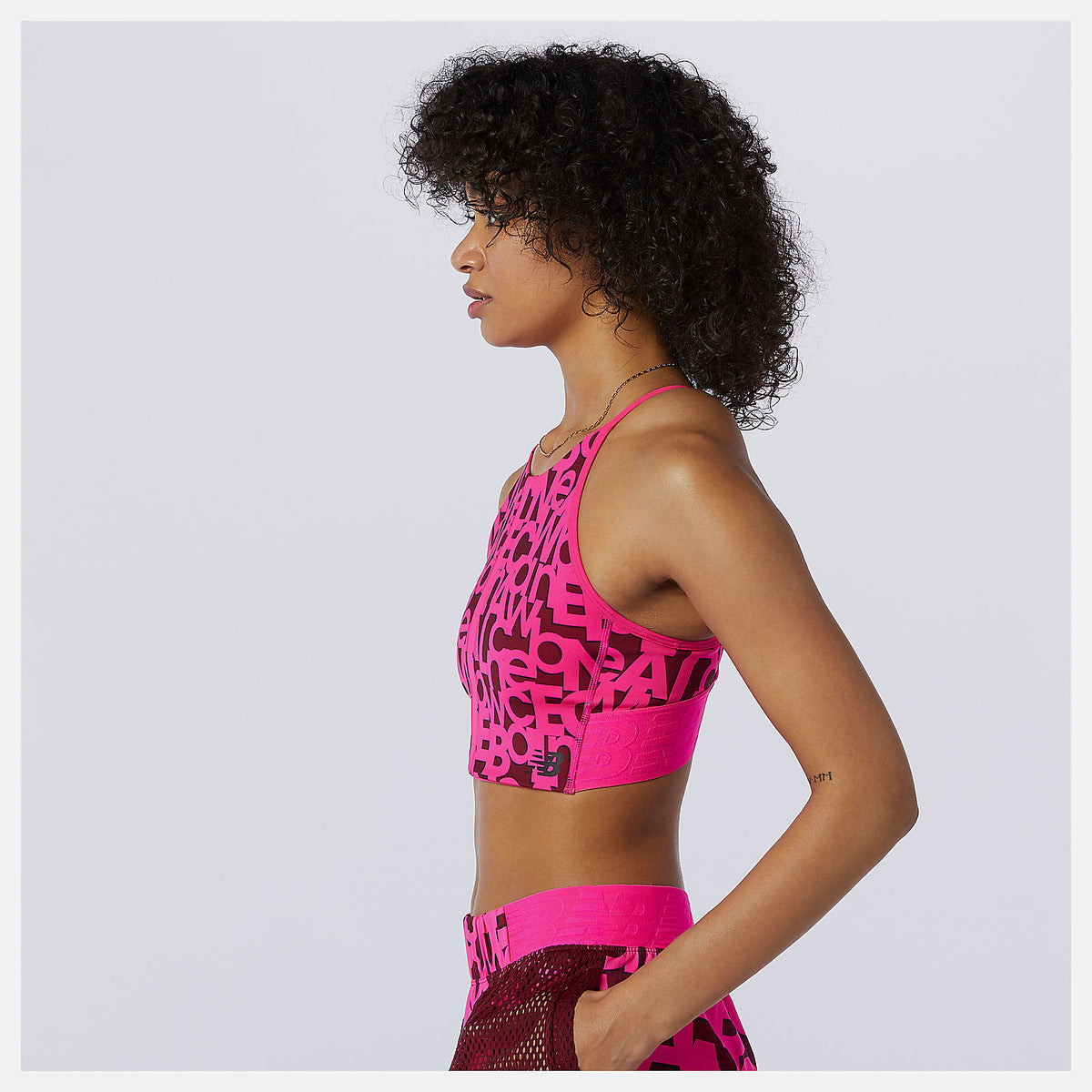 Relentless Printed Crop Top - New Balance Customer Favorite
