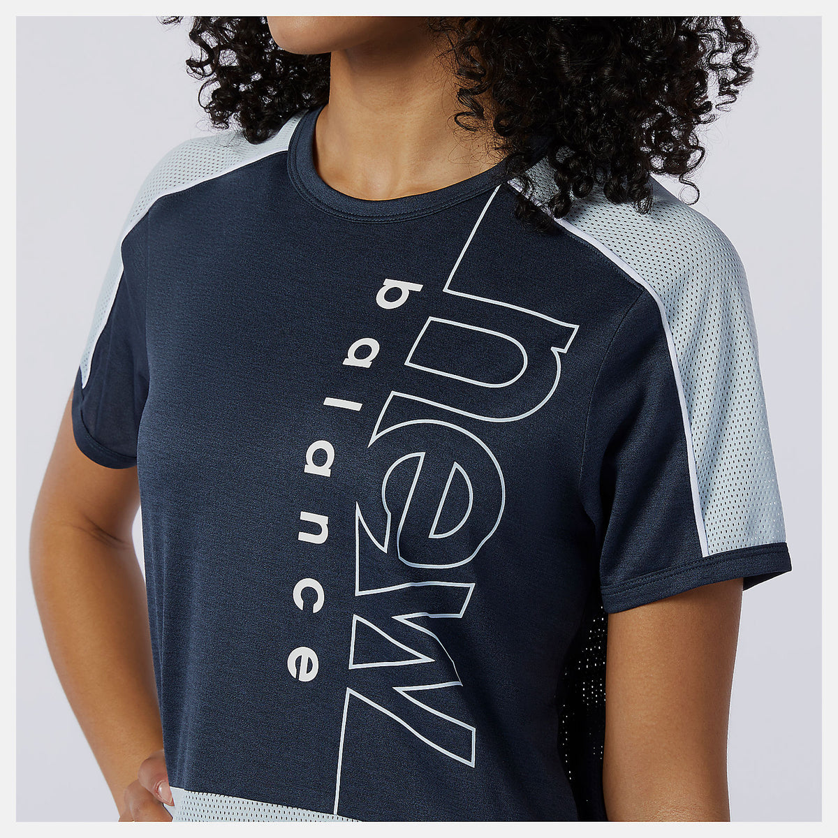 Printed Fast Flight Short Sleeve Top - New Balance Signature