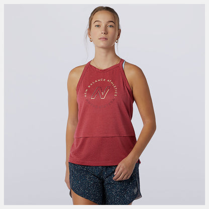 Printed Impact Run Hybrid Tank - New Balance Best Seller