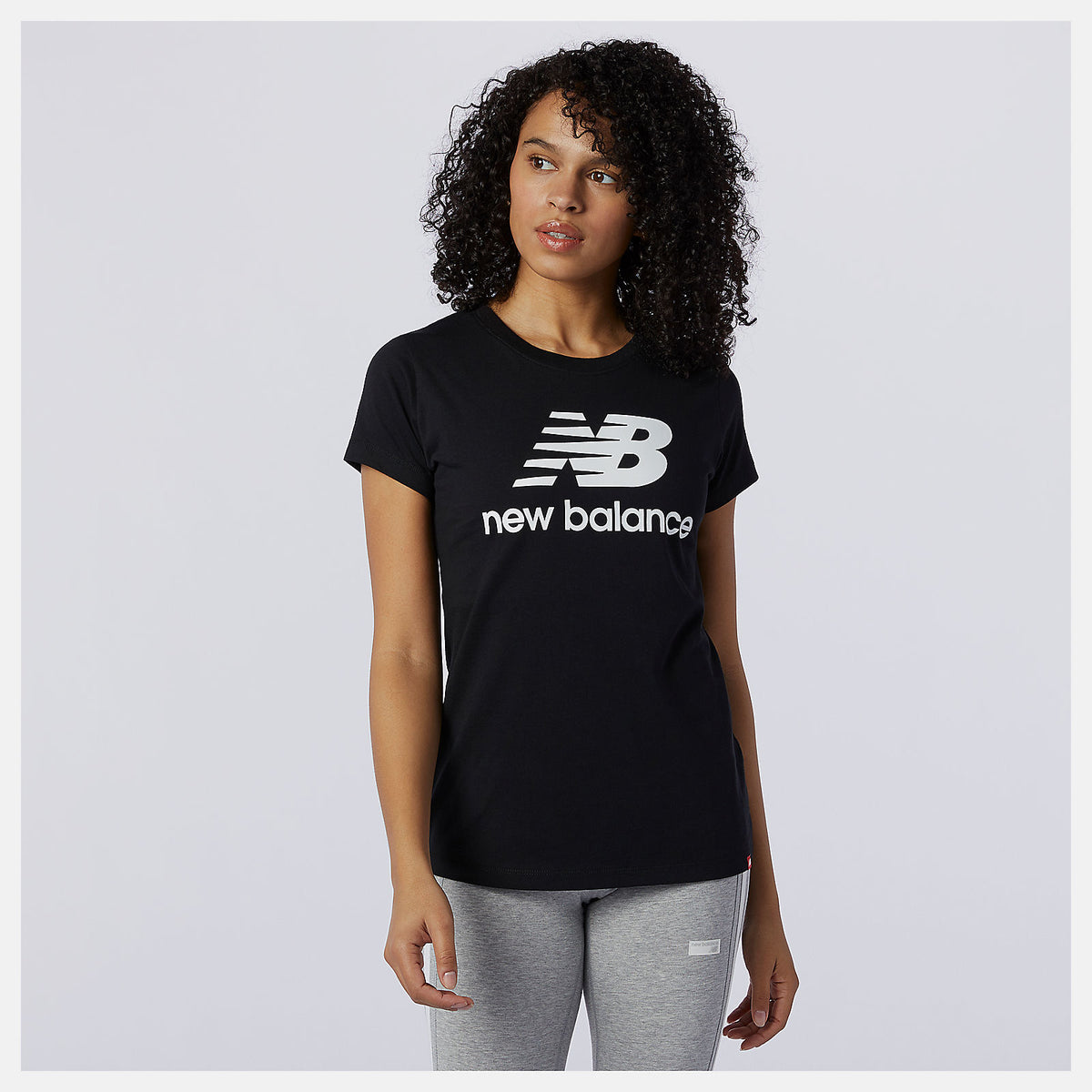 Essentials Stacked Logo Tee - New Balance Hot Sale