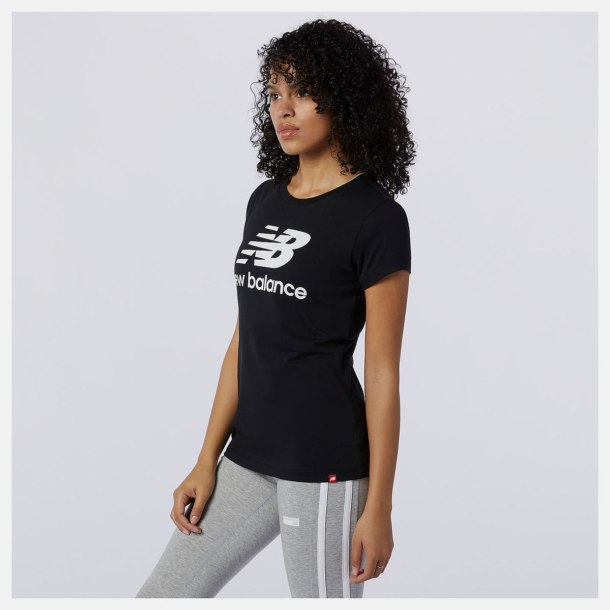Essentials Stacked Logo Tee - New Balance Hot Sale