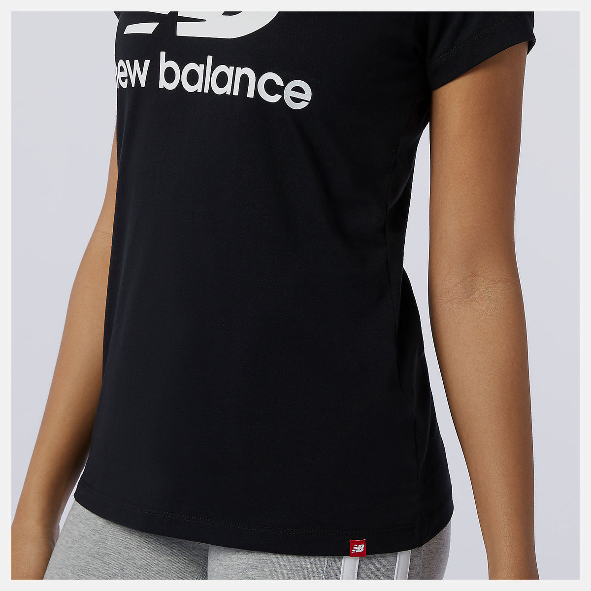 Essentials Stacked Logo Tee - New Balance Hot Sale