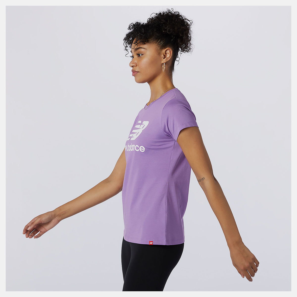 Essentials Stacked Logo Tee - New Balance Best Price